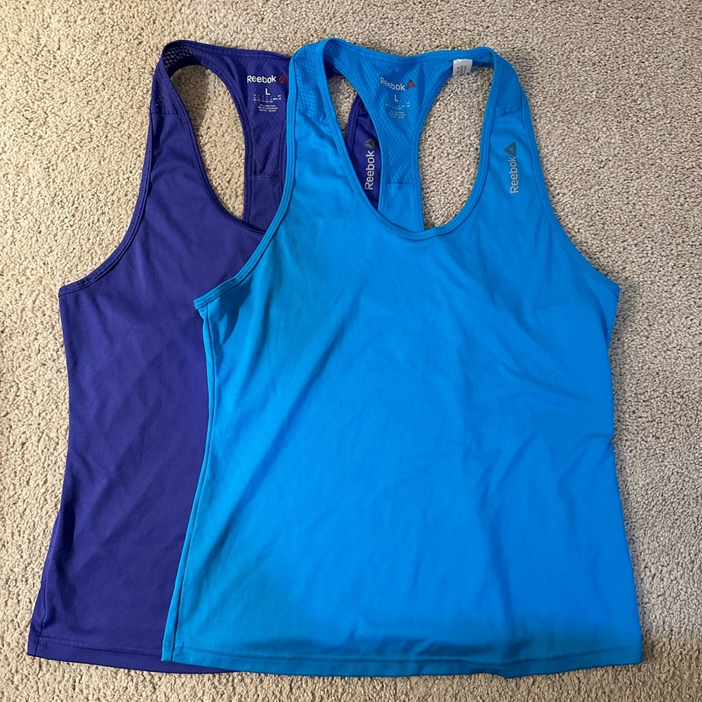 Lot of 2- Reebok Ladies Workout Tanks